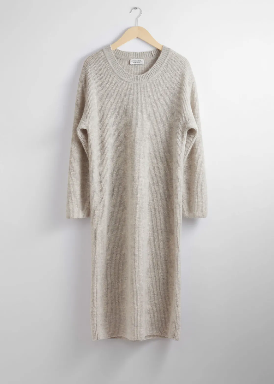 Oversized Knit Midi Dress