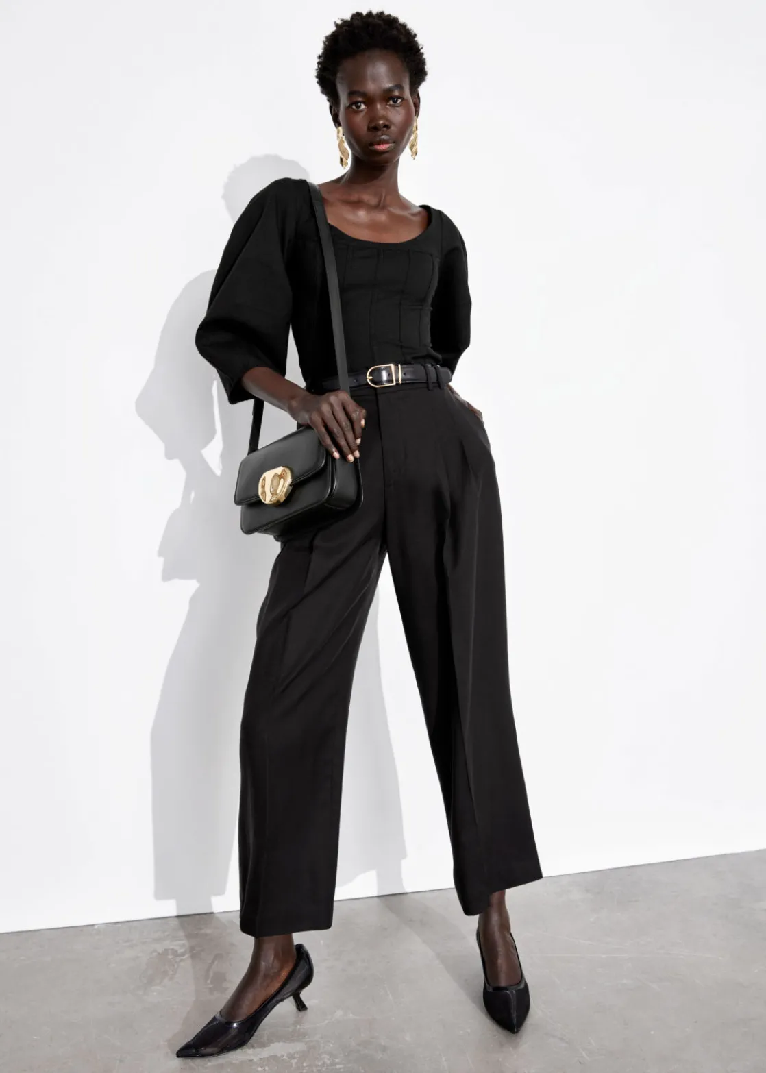 Tailored High Waist Trousers