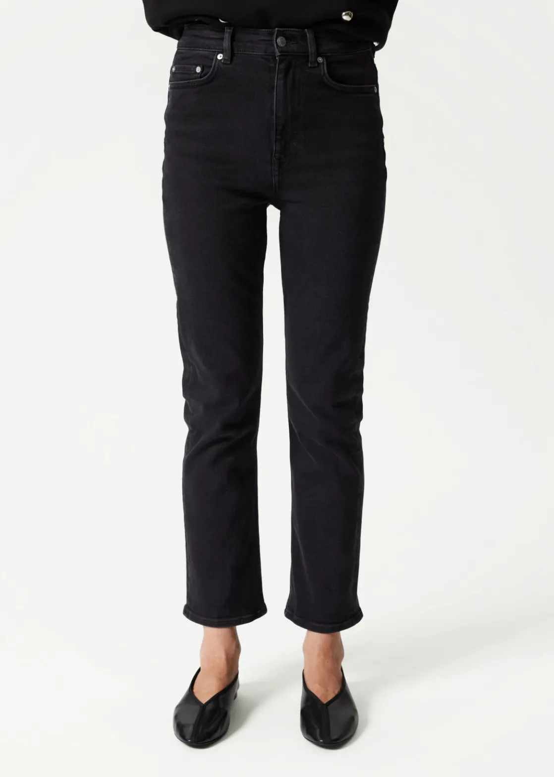 Wide Leg Cropped Jeans