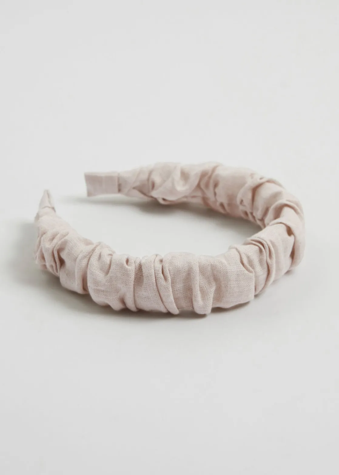 Ruched Linen Alice Headband