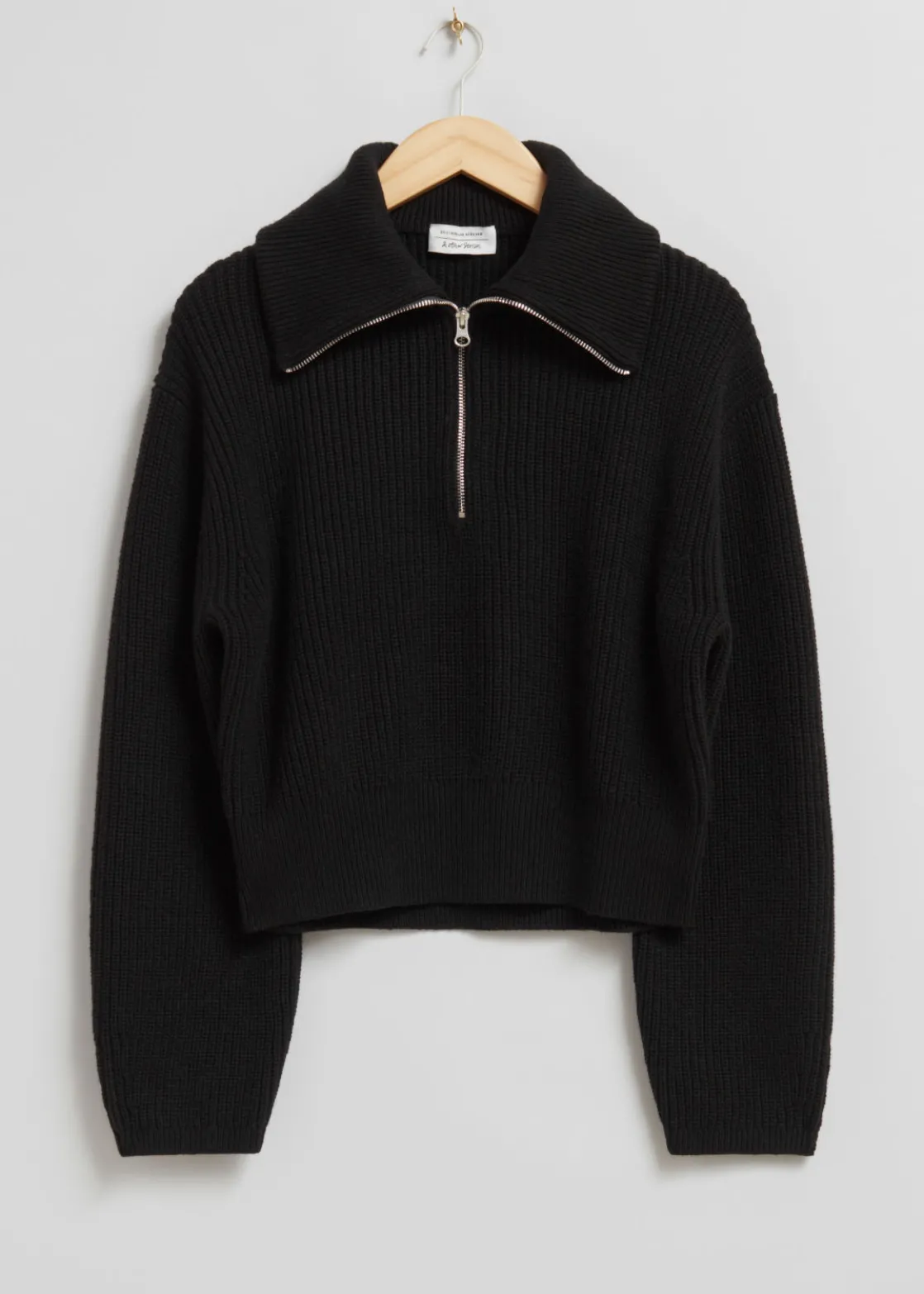 Half-Zip Knit Sweater