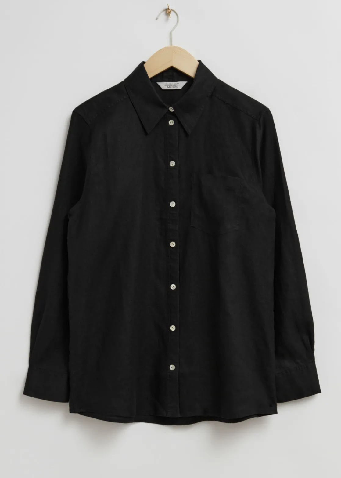 Patch-Pocket Linen Shirt
