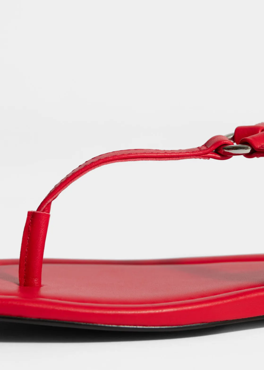 T-bar Leather Sandals