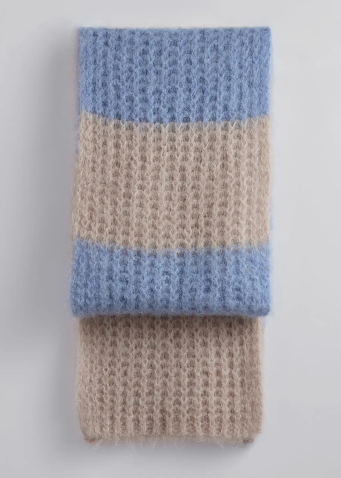 Striped Alpaca-Blend Scarf