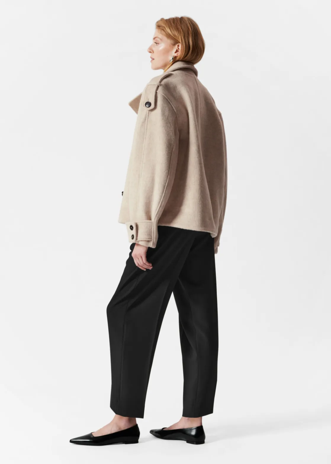 Double-Breasted Wool Jacket