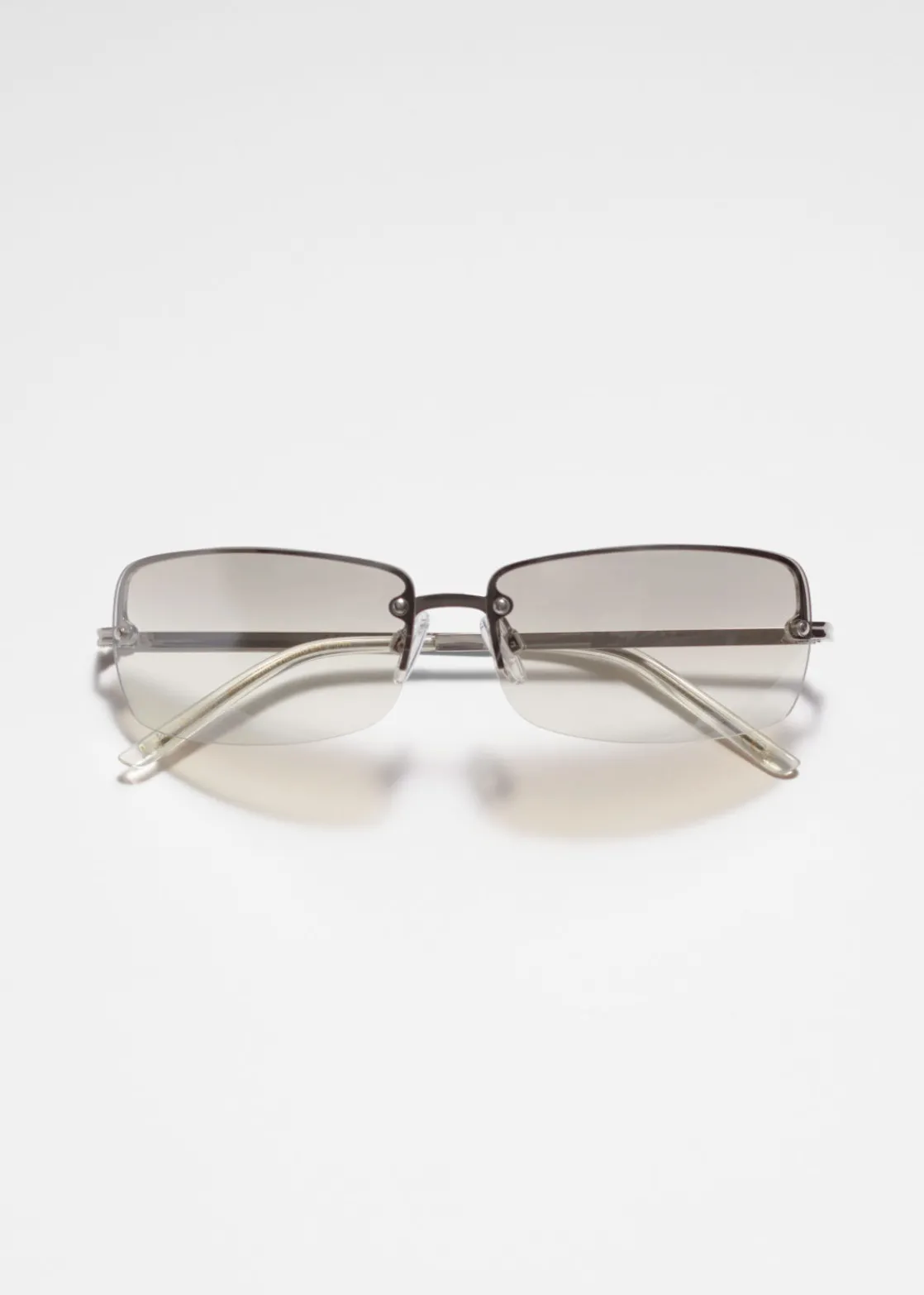 Frameless Rectangular Sunglasses