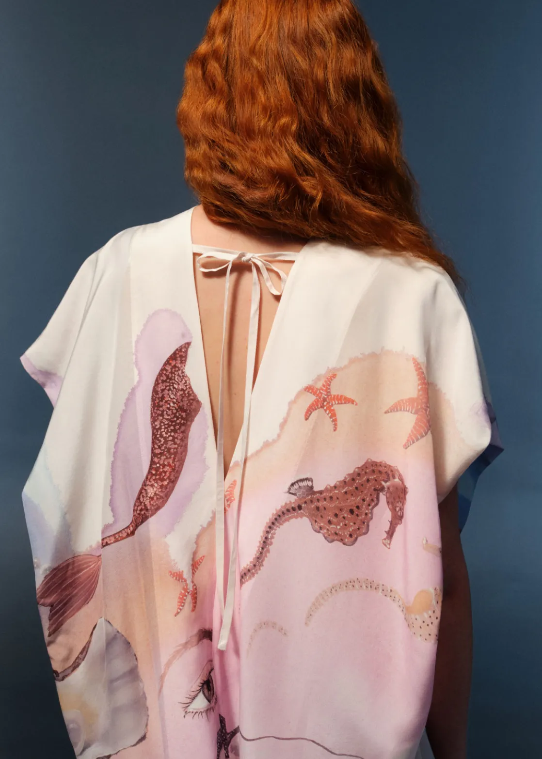 Printed Relaxed Midi Dress