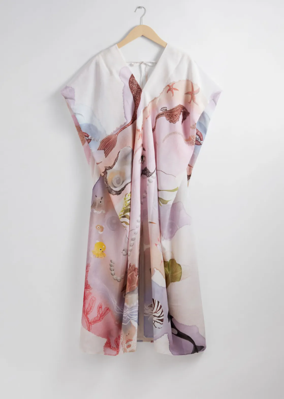 Printed Relaxed Midi Dress