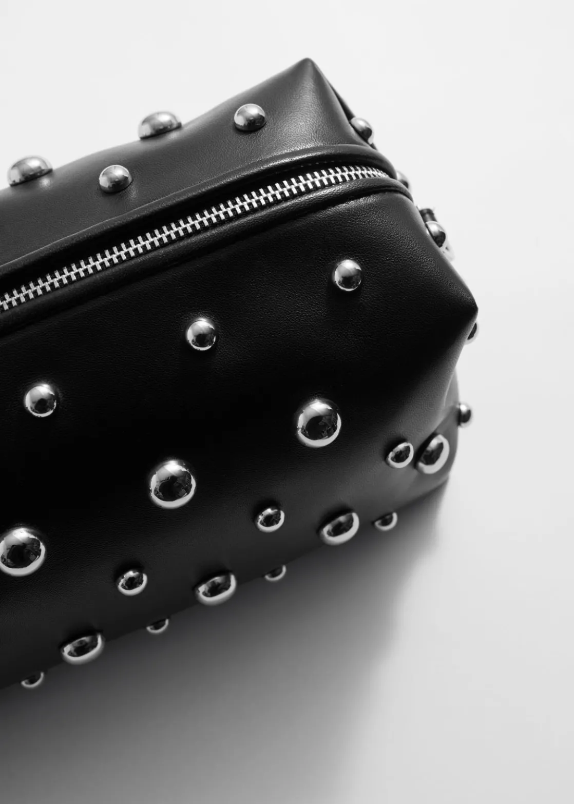 Studded Leather Clutch